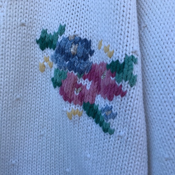 Vintage 90s Liz Claiborne Cardigan - Picture 3 of 5